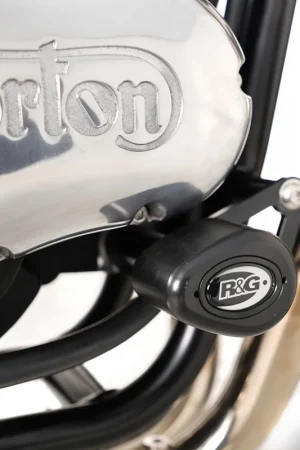 Seizoensaanbieding R&G - CRASH PROTECTOR AERO BLACK - Protectors - Voor Norton Commando 961 Sport 15-