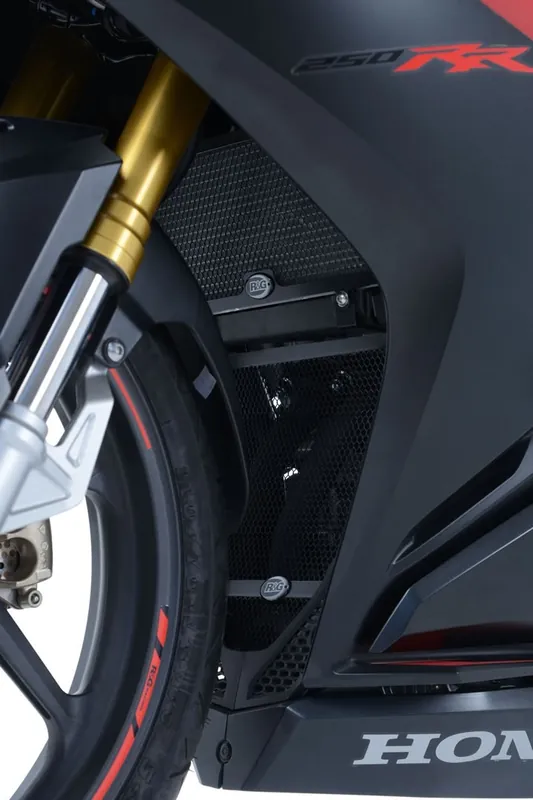 R&G - RADIATOR GUARD, BLACK - Protectors - Voor Honda CBR250RR 17 Trendy