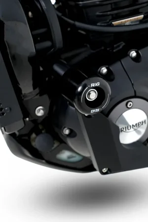 Beperkt Aanbod R&G - CRASH PROTECTORS (CLASSIC STYLE) - Protectors - Compatibel met Triumph Speed 400 en Scrambler 400 X