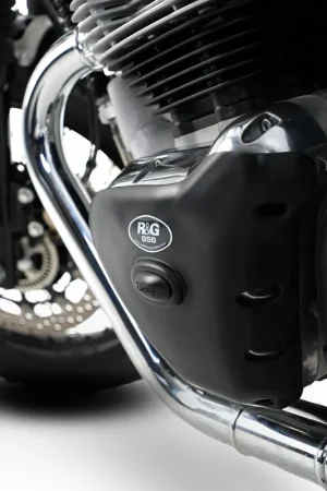 R&G - ENGINE CASE COVER LHS - Protectors - Royal Enfield 650 Compatibel Garantie Inbegrepen