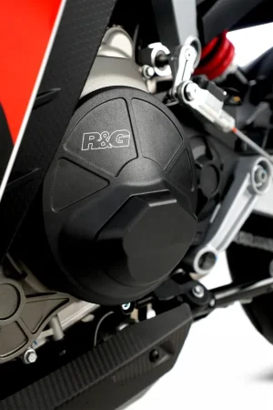 Handgemaakt R&G - LEFT PRO ALTERNATOR/WATER PUMP COVER - Protectors - Compatibel met Aprilia RS 660 en Tuono 660