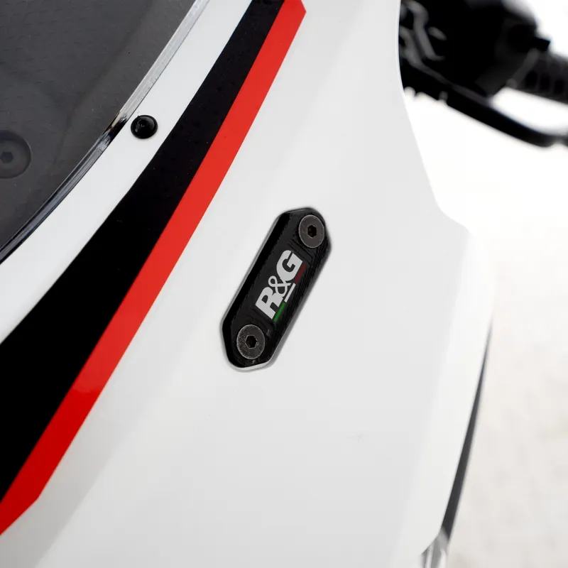 Nieuwe Collectie R&G - MIRROR BLANKING PLATES-APRILIA RS 457 '24- - Protectors - Geschikt voor Aprilia RS 457 r/s