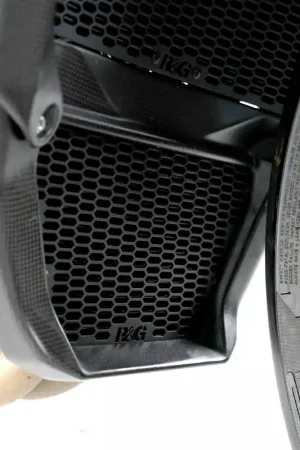 Ambachtelijk R&G - PRO OIL COOLER GUARD RED - Protectors - Geschikt voor MV Agusta Brutale 1000