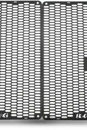Nieuwe Collectie R&G - PRO RADIATOR GUARDS BLACK (PAIR) - Protectors - Geschikt voor Ducati Multistrada V4(S)