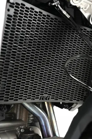 Hoge Kwaliteit R&G - PRO RADIATOR GUARD BLACK - Protectors - KOVE 800X PRO 24