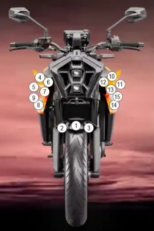 Professioneel R&G - SECOND SKIN - Protectors - Compatible with KTM 990 Duke R