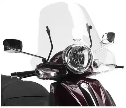GIVI - 106A-SPOILER - Screens - Geschikt voor Piaggio Beverly 500 03 Direct Beschikbaar