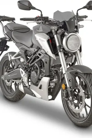 GIVI - SCREEN SMOKED 21 X 28 CM - Screens - Geschikt voor Honda CB 125 R (18) Betrouwbaar