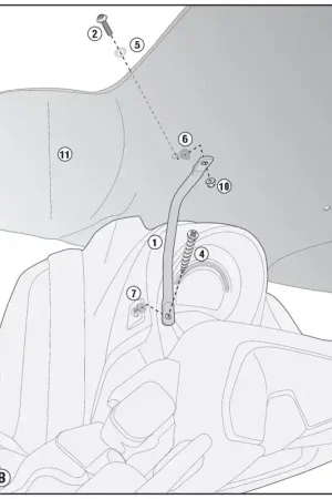 GIVI - D2123KIT-SPEC - Screens - N-MAX Fitting Kit Tijdelijk Beschikbaar