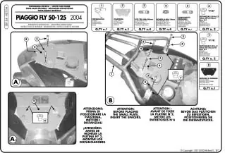 Voordeelprijs GIVI - SR104-MONORACK - Brackets - Compatibel met Piaggio Fly 50-125