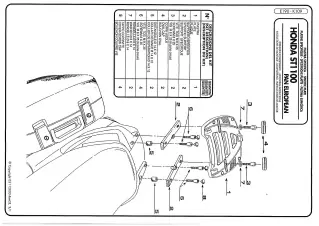 GIVI - E190-MONORACK ST1100 - Brackets - Geschikt voor Honda ST1100 Authentiek