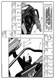 GIVI - PLX446-SPECIAL RACK - Brackets - Compatibel met Kawasaki ZZR1400 Betaalbaar