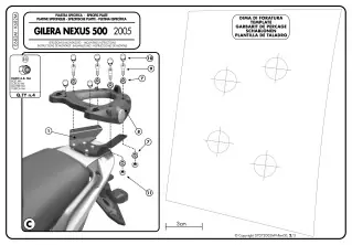 GIVI - E682M-MONOLOCK PLATE - Brackets - Geschikt voor Nexus 250-500 Korting