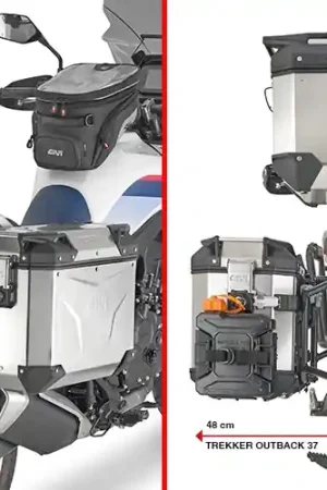 GIVI - PLO1201CAM-PANNIER HOL XL750 TRANSALP 2023 - Brackets - Geschikt voor Honda XL750 modellen Bestel Nu