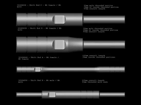 DYNOJET - SHIFT ROD KIT 4-106 - Quickshift - QUICKSHIFTER ACCESSORIES Luxe