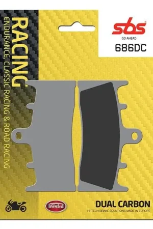 SBS Dual Carbon raceremblokken (686) Nieuw Model