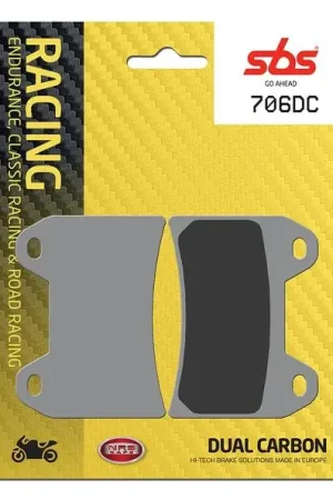 SBS Dual Carbon raceremblokken (706) Plaats Bestelling