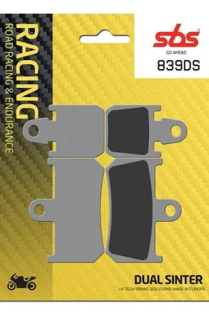 SBS Dual Sinter raceremblokken (839) Premium