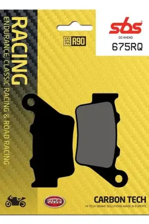 SBS remblokken achterzijde racing RQ (675) Garantie Inbegrepen