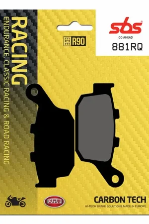 Ambachtelijk SBS remblokken achterzijde racing RQ (881)