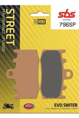 Direct Beschikbaar SBS remblokken voorzijde Evo sinter straat (796)