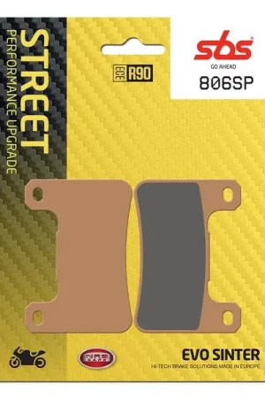 Aanbieding SBS remblokken voorzijde Evo sinter straat (806)