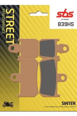 Voordeelprijs SBS remblokken voorzijde sinter straat (839)